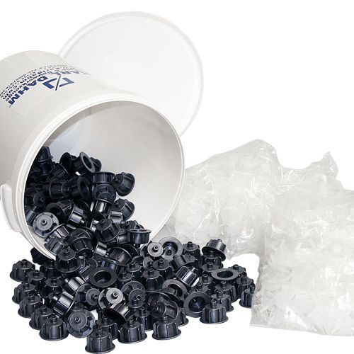 Fliesen-Nivelliersystem Maxi-Set mit schwarzen Zughauben von KARL DAHM